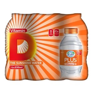 Al Ain Plus Vitamin D Water 330ml x 12 Pieces