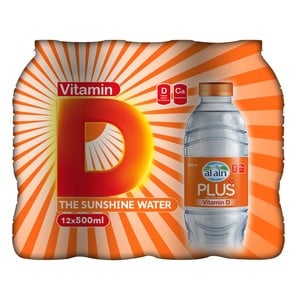 Al Ain Plus Vitamin D Water 500ml x 12 Pieces