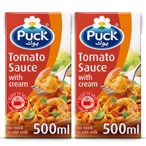 Puck Tomato Sauce with Cream 2 x 500 ml