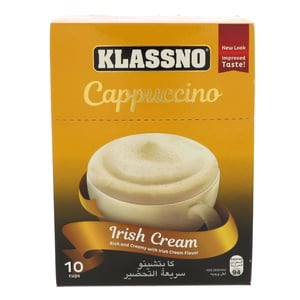 Klassno Cappuccino Irish Cream 10 x 20 g