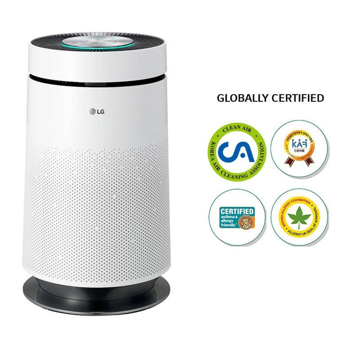 LG Air Purifier AS60GDWV0, 360º Purification, Clean Booster, Smart Indicator