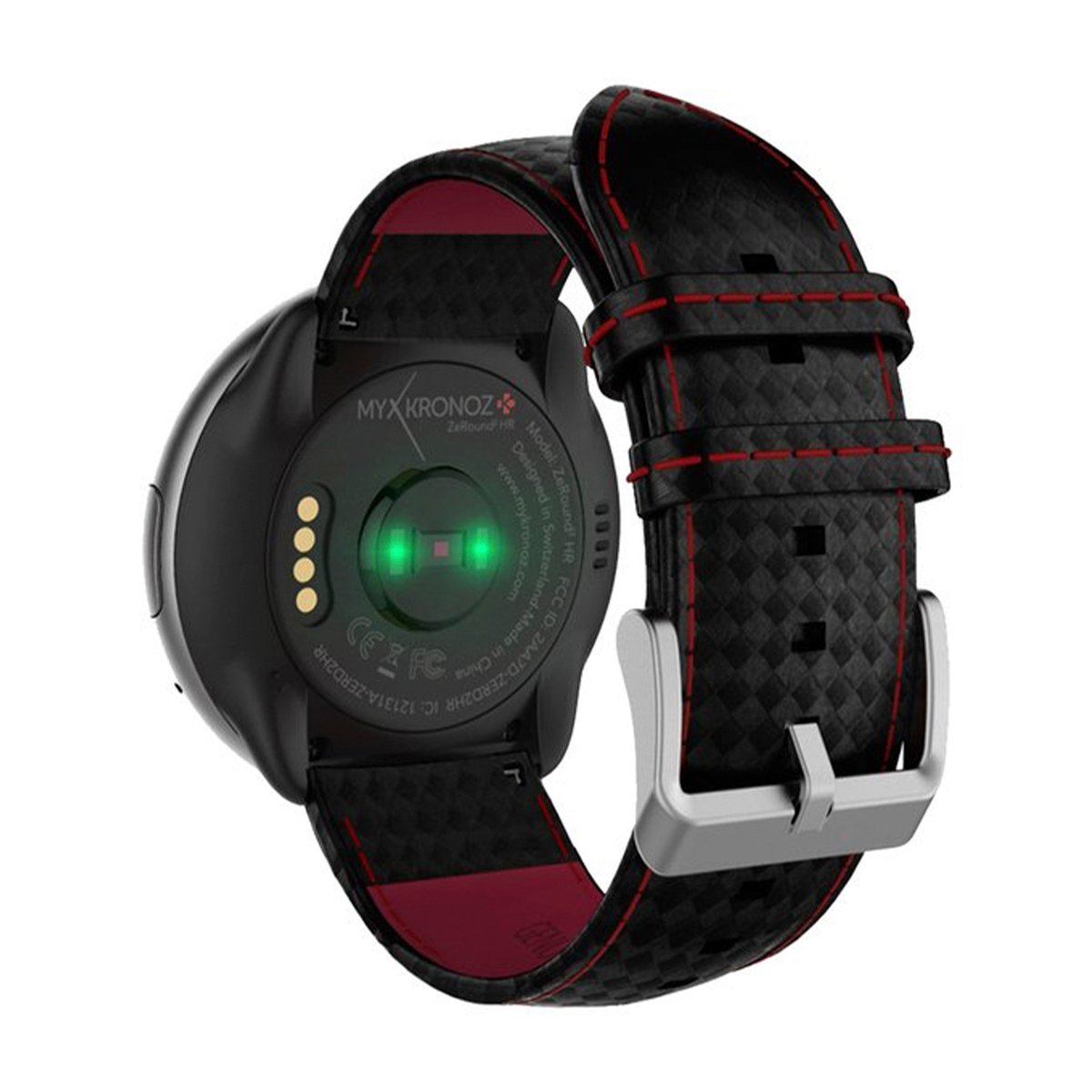 MyKronoz ZeRound2HR Smart Watch Silver/Black