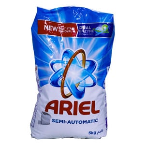 Buy Ariel Washing Powder Semi Automatic 5kg Online at Best Price | Washing Pwdr T.Load | Lulu KSA in Saudi Arabia