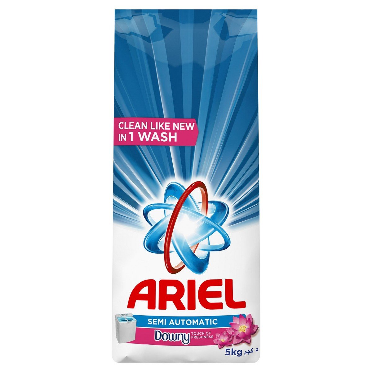 Ariel Laundry Powder Detergent Original Scent Touch of Freshness Downy 5kg