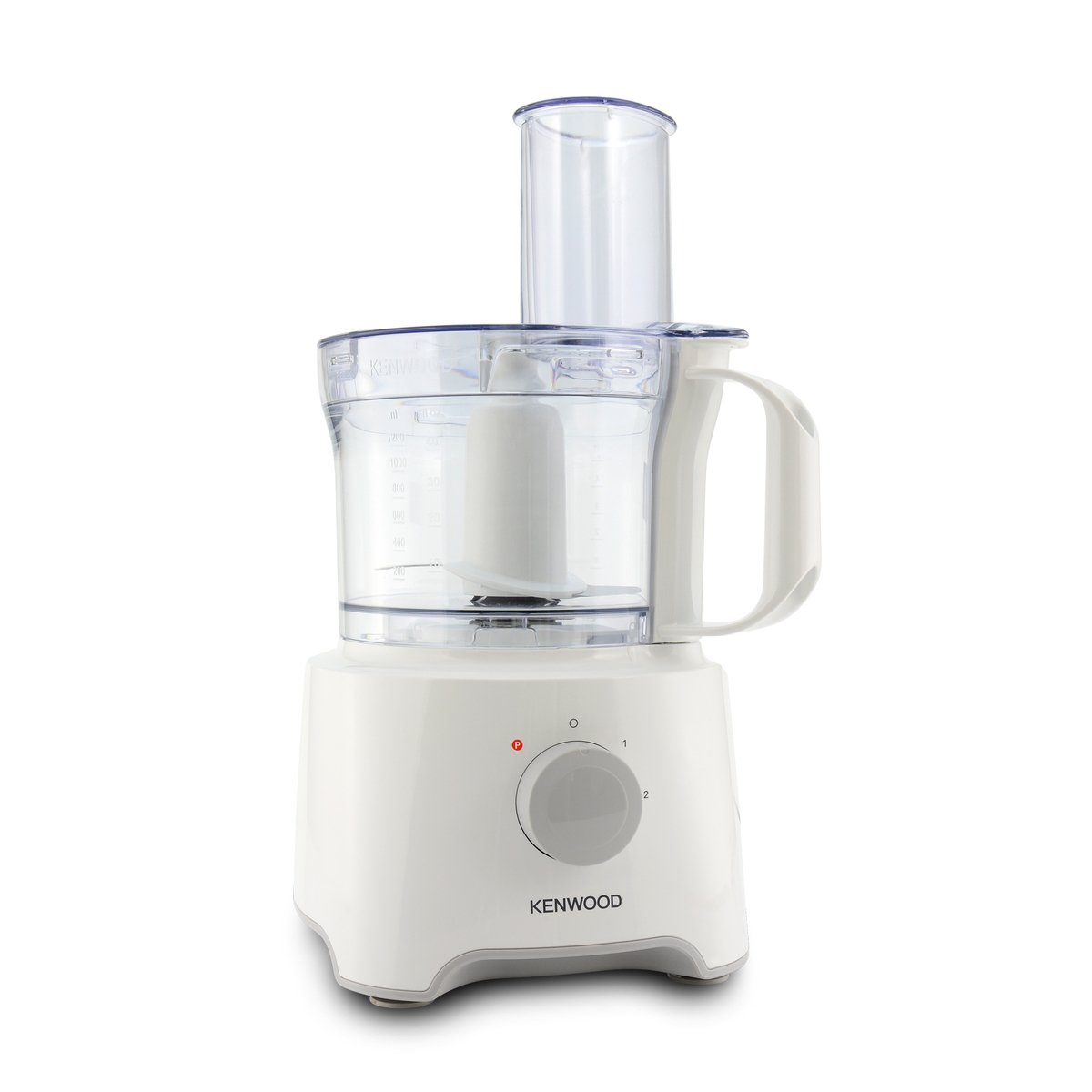 Kenwood Multipro Compact Food Processor, 800 Watts, 2.1Ltr, White, FDP301WH 