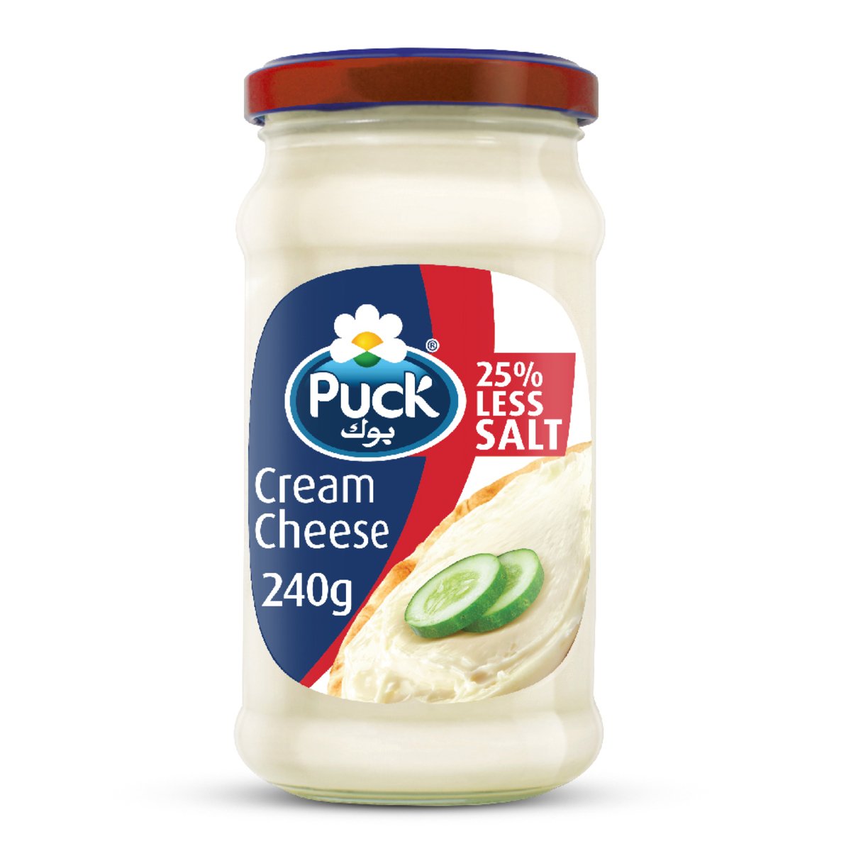 Puck Cream Cheese Low Salt Spread 240g