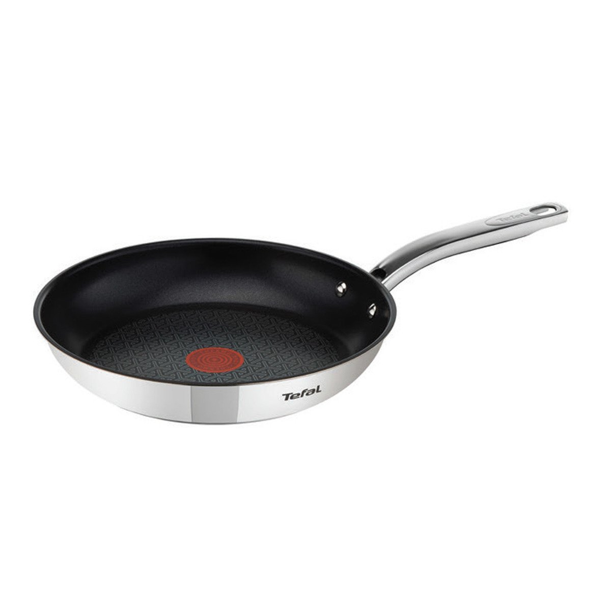 Tefal Intution Stainless Steel Non-Stick Wok Pan, 28 cm