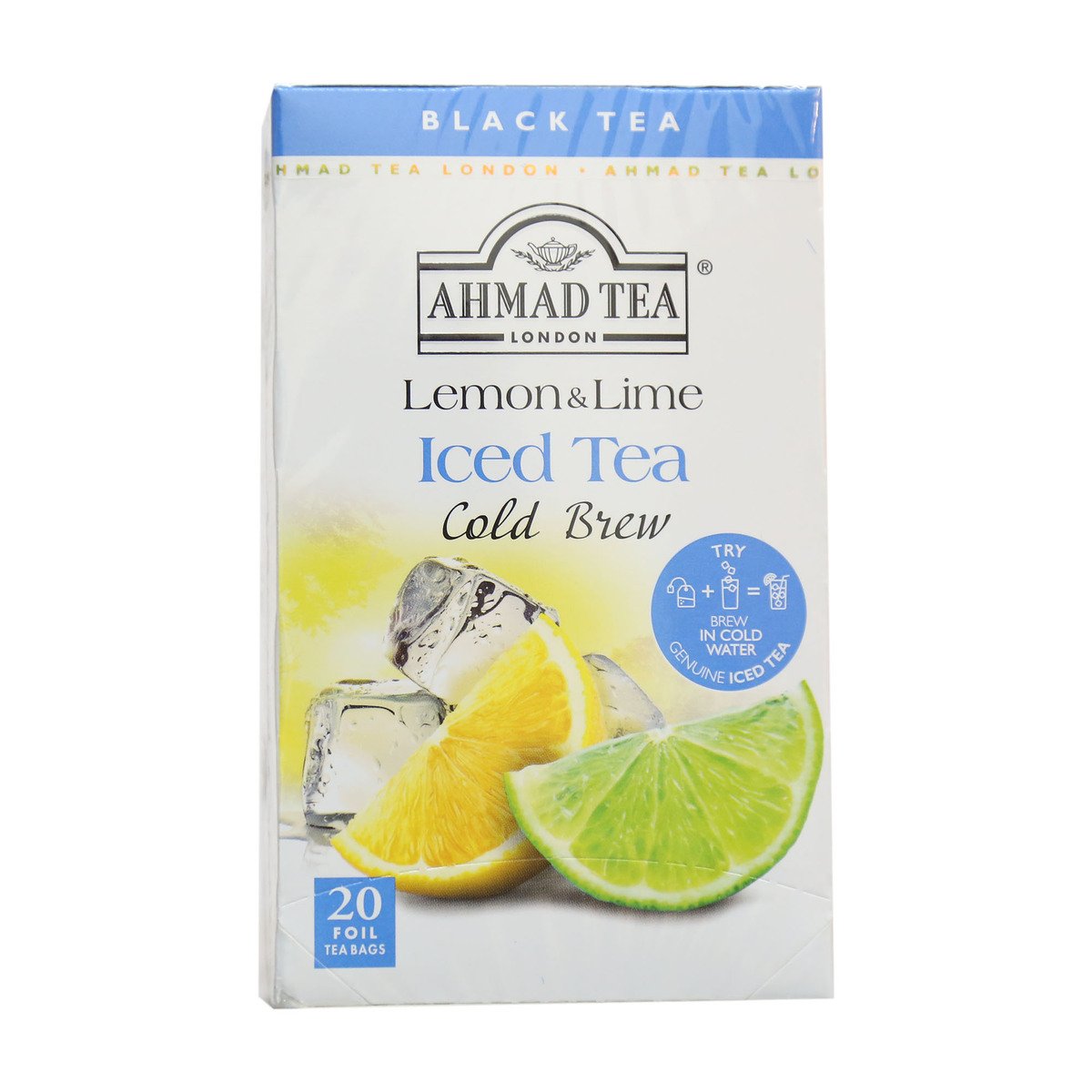Ahmd Cold Brew Ice Tea Lemon & Lime 20 Teabags