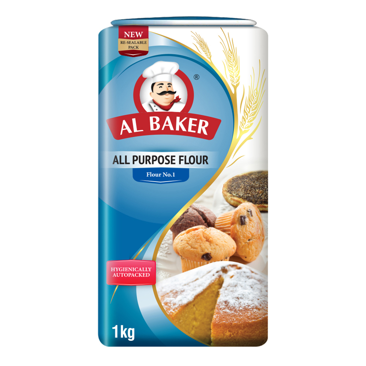 Buy Al Baker All Purpose Flour No.1 1 kg Online at Best Price | Flour | Lulu UAE in UAE