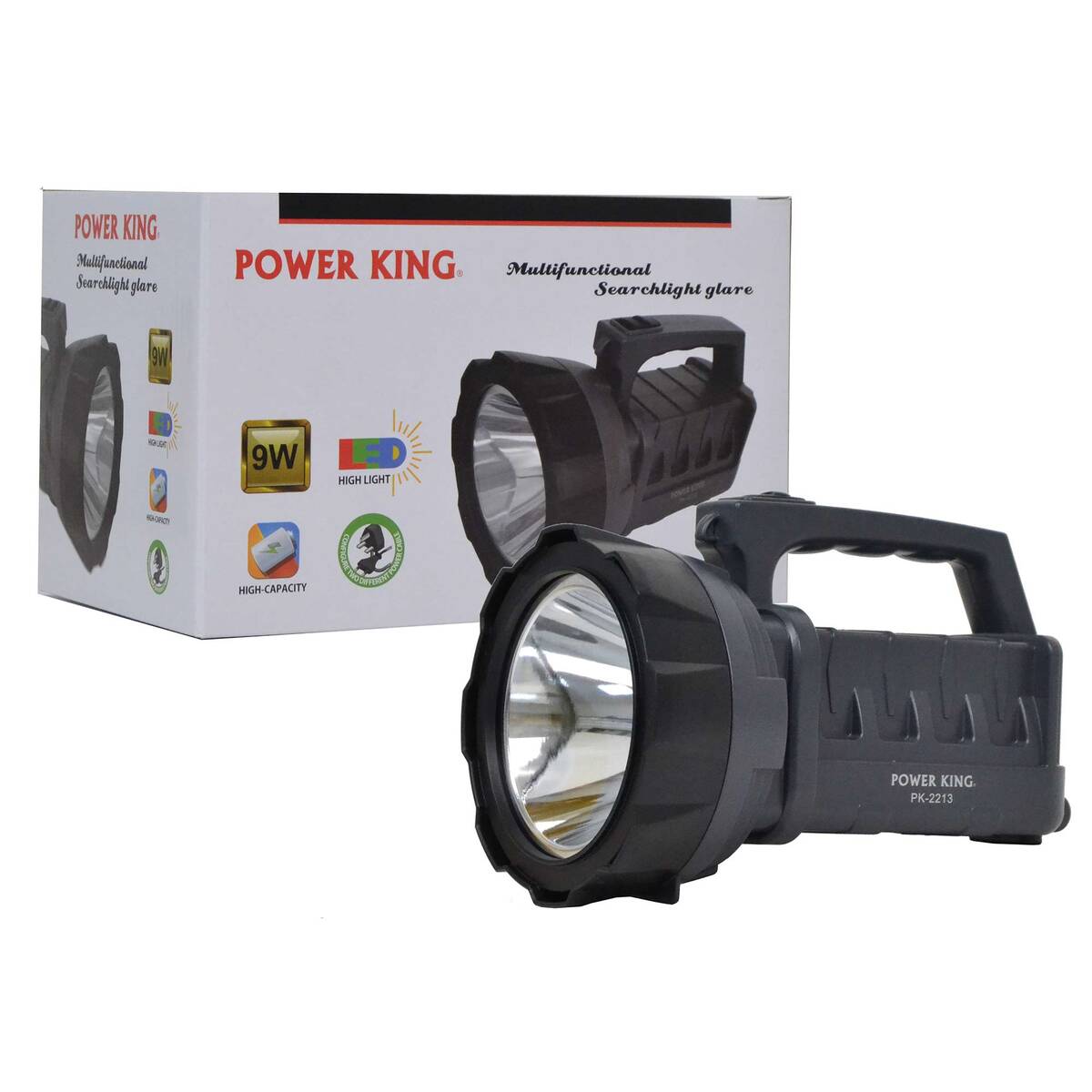 Power King Rechargeable LED Torch, PK-2213