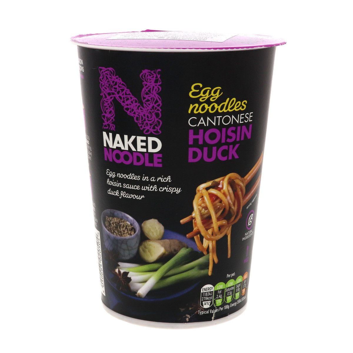Naked Egg Noodles Cantonese Hoisin Duck Flavour 78 g