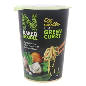 Naked Noodle Thai Green Curry Egg Noodles 78g