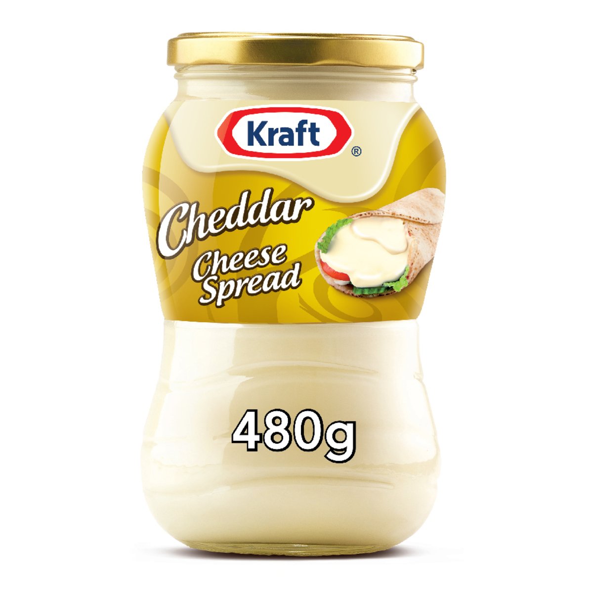 Buy Kraft Cheddar Cheese Spread 480 g Online at Best Price | Jar Cheese | Lulu KSA in UAE