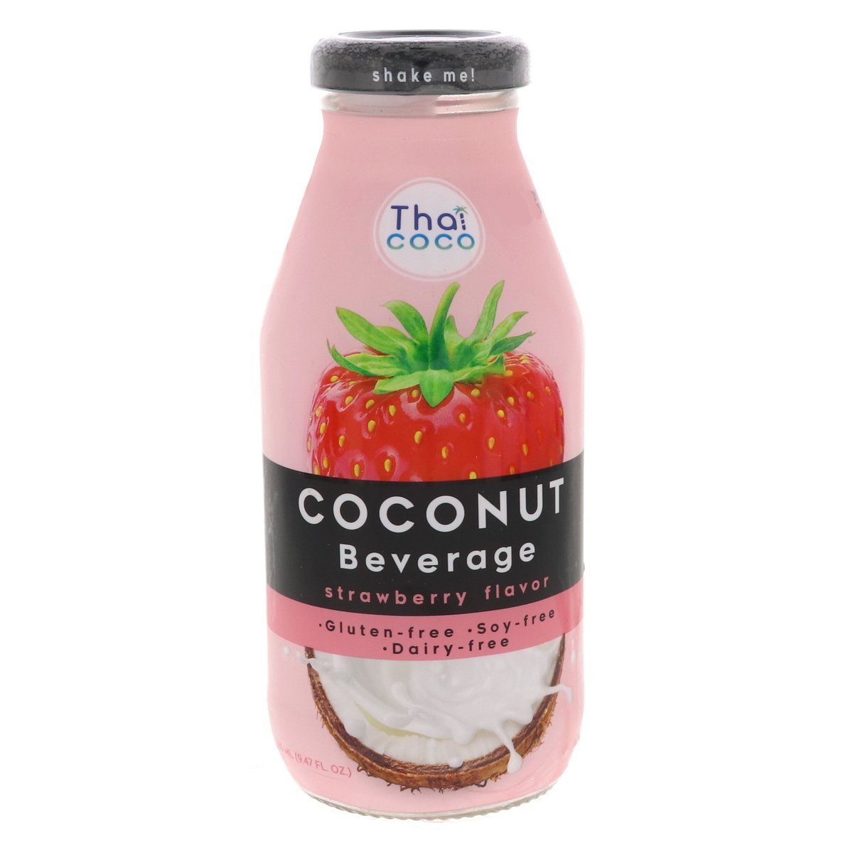 Thai Coco Coconut Beverage Strawberry Flavour 280ml
