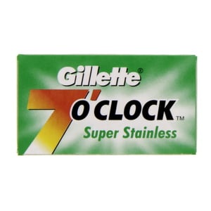 Gillette 7 o'clock Blade Super Stainless 5pcs