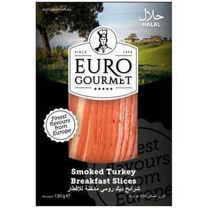 Euro Gourmet Smoked Turkey Breakfast Slices 130g
