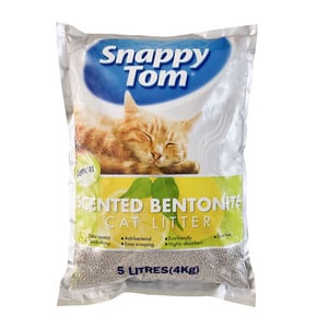 Snappy Tom Cat Litter Lemon Scented  Bentonite 4kg