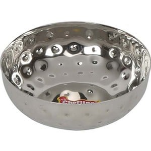 Chefline Stainless Steel Hammered Bowl Pearl