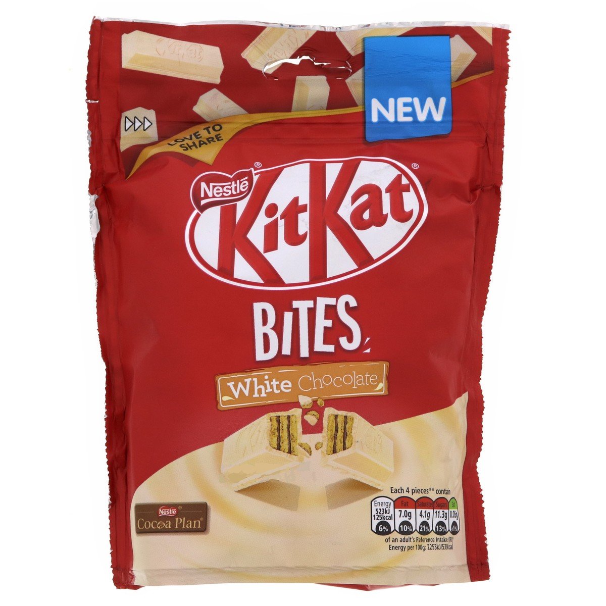 Nestle KitKat Bites White Chocolate 104g