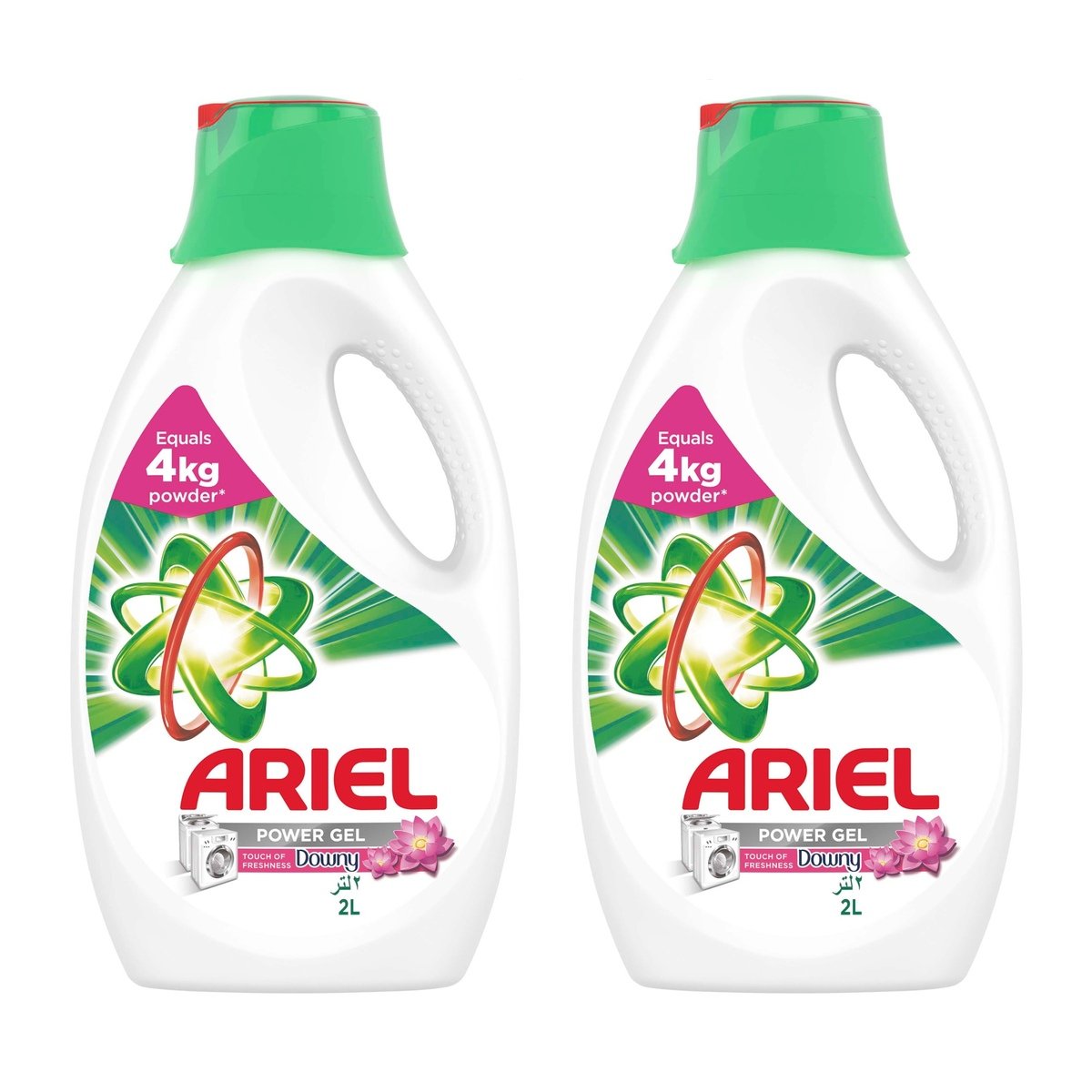 Ariel Automatic Power Gel Laundry Detergent Touch of Freshness Downy 2 x 2Litre