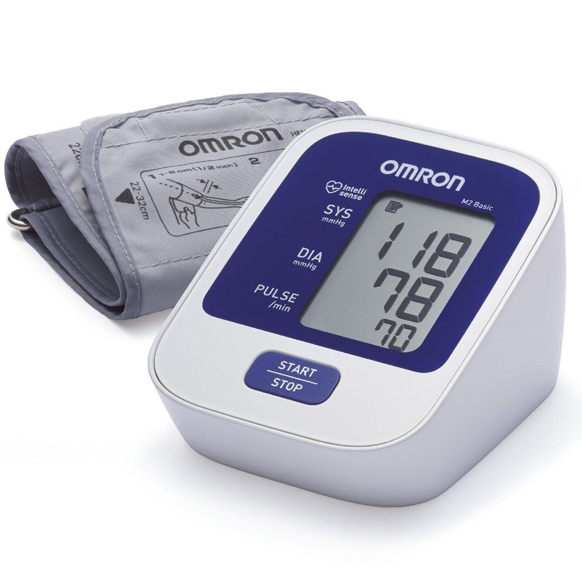 Omron Blood Pressure Monitor M2 Basic + I Health Tracker Edge
