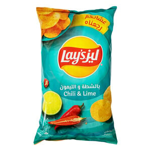 Buy Lays Chilli & Lime Chips 165 g Online at Best Price | Potato Bags | Lulu KSA in Saudi Arabia