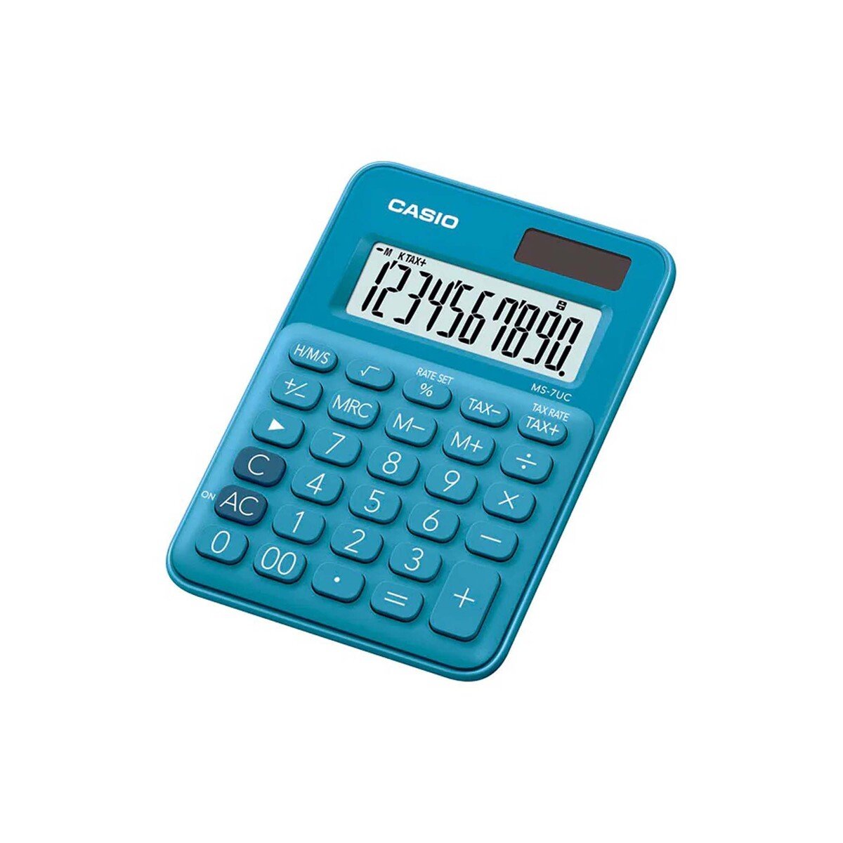 Casio Calculator MS-7UC-BU Blue