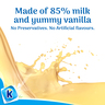 Kiri Snack Dairy Dessert Pouch Vanilla Flavour 4 x 75 g