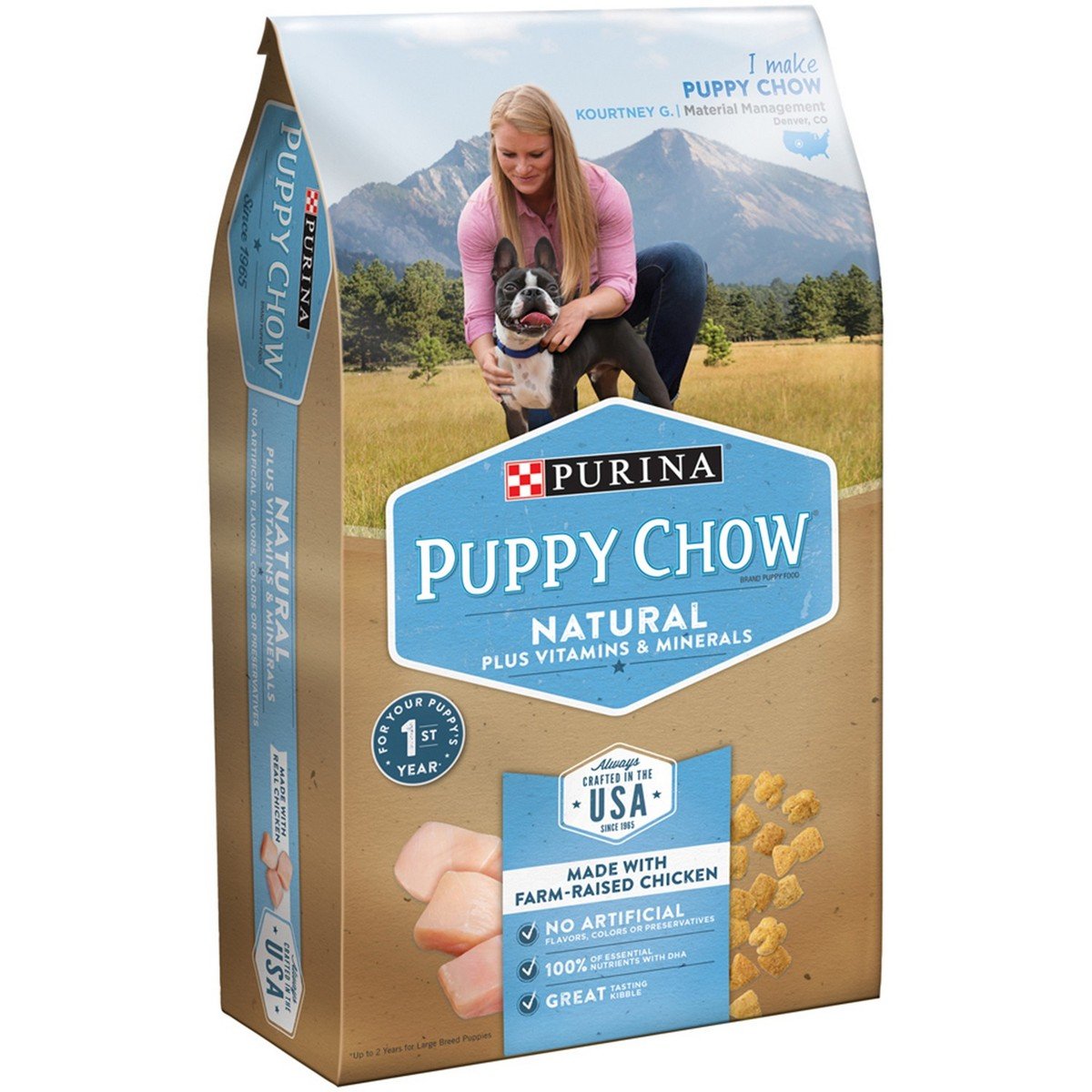 Purina Puppy Chow Natural Dry Food 1.72kg