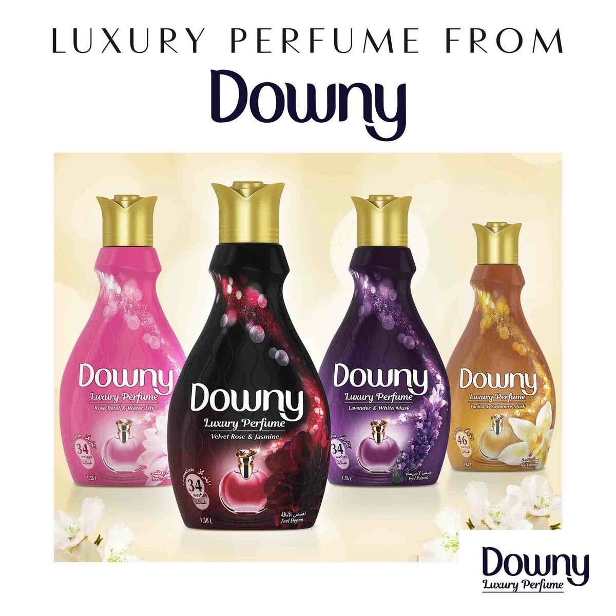 Downy Perfume Collection Concentrate Fabric Softener Feel Elegant 880ml 2+1