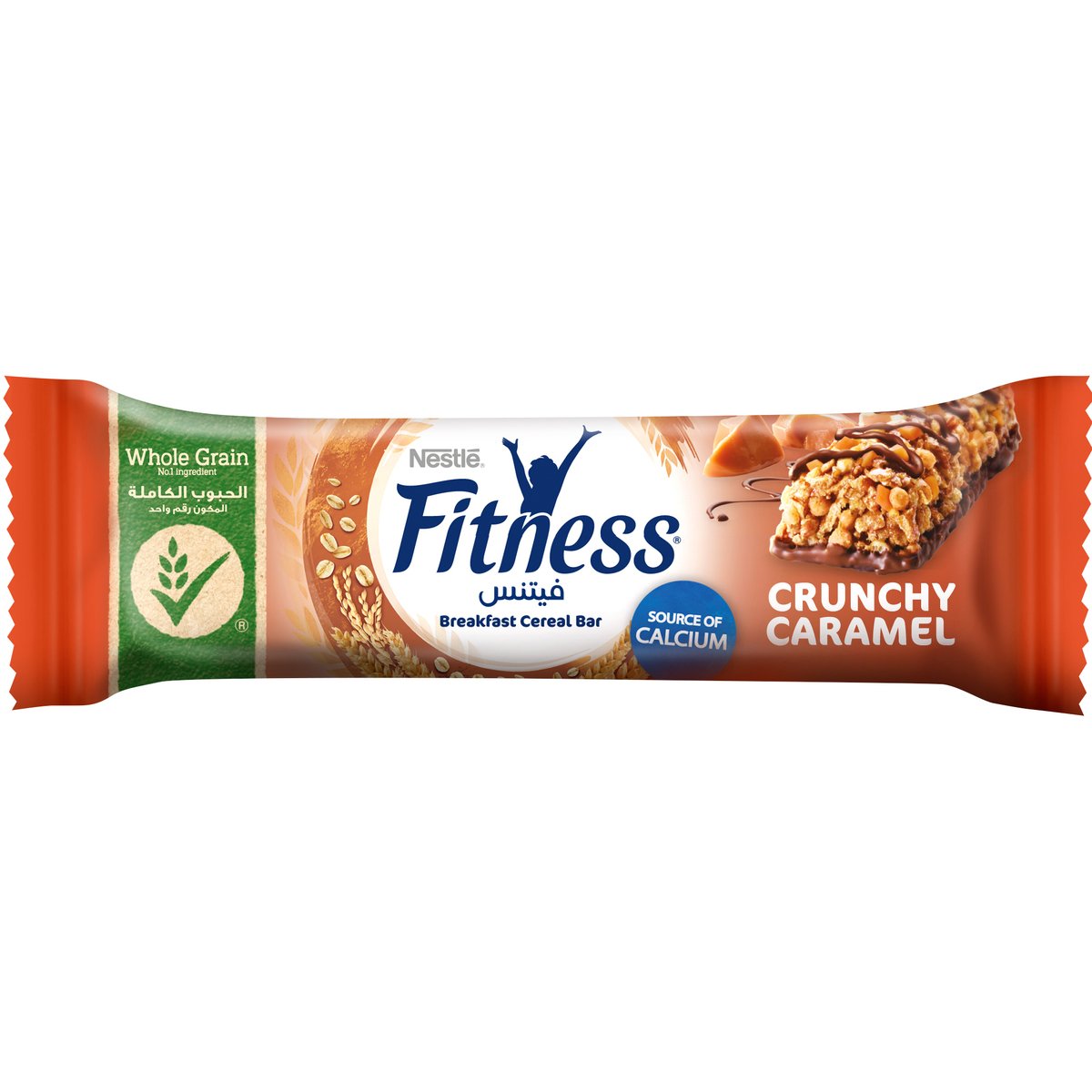 Buy Nestle Fitness Crunchy Caramel Cereal Bar 23.5 g Online at Best Price | Cereal Bars | Lulu KSA in UAE