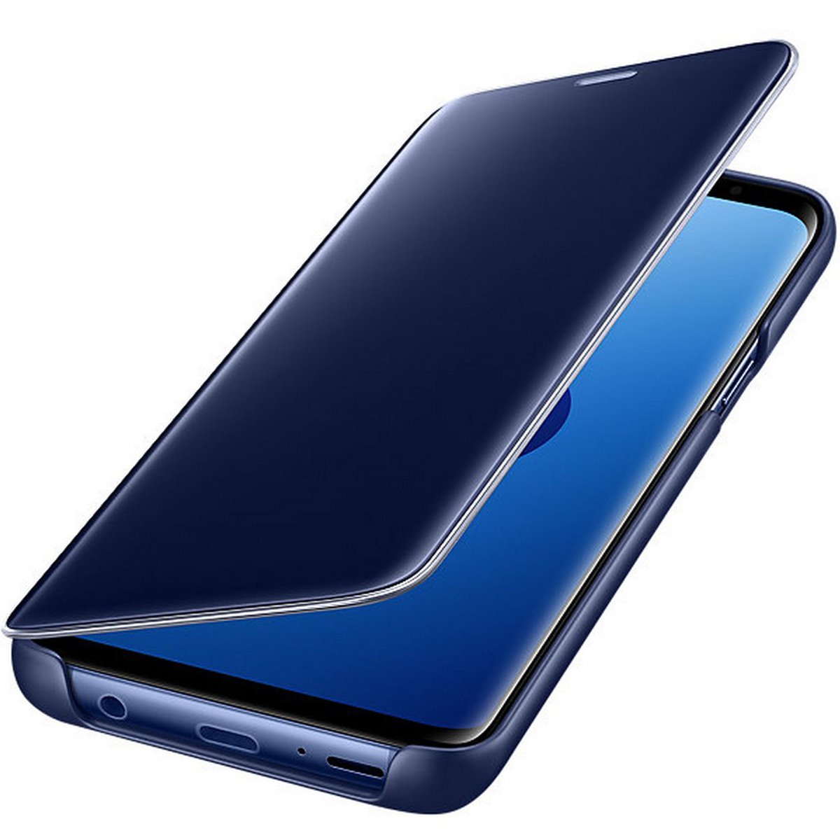 Samsung Galaxy S9 Clear View Standing Cover Blue EF-ZG960CLEGWW