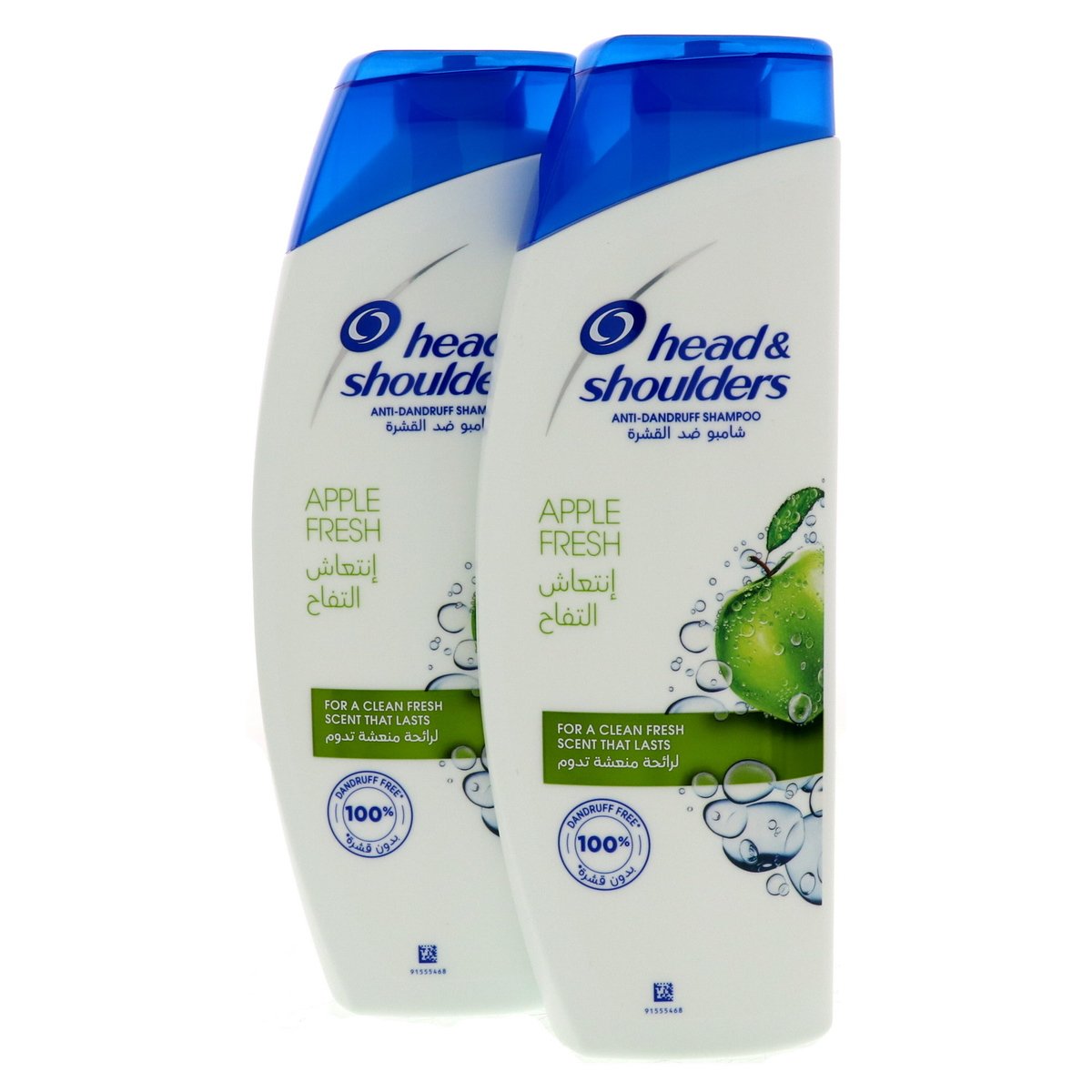 Head & Shoulders Apple Fresh Anti Dandruff Shampoo 2 x 400 ml