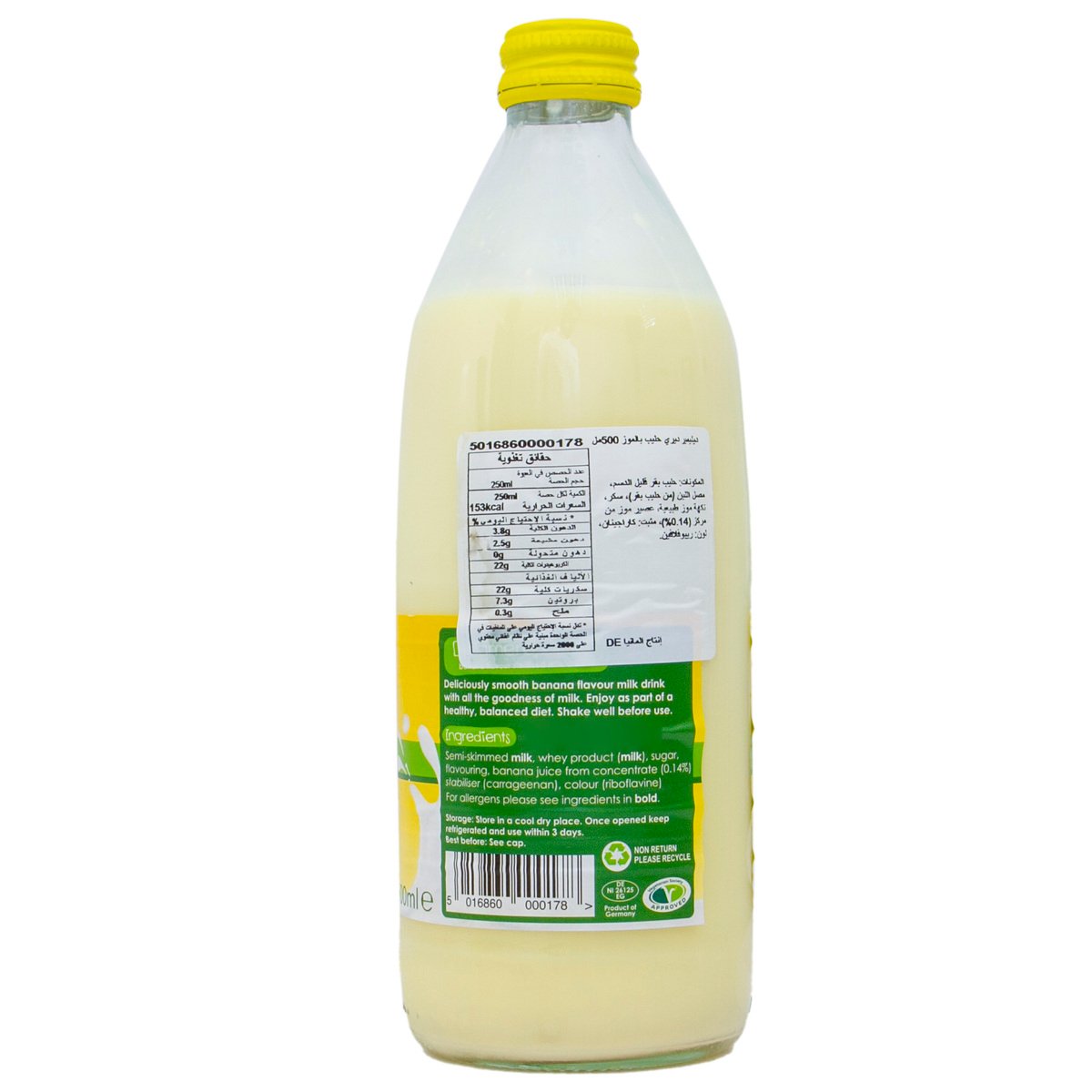 Delamere Flavour Milk Banana 500 ml