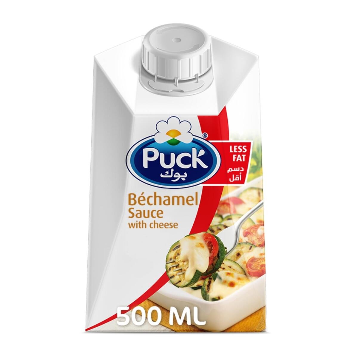 Puck Bechamel Sauce with Cheese Less Fat 500 ml