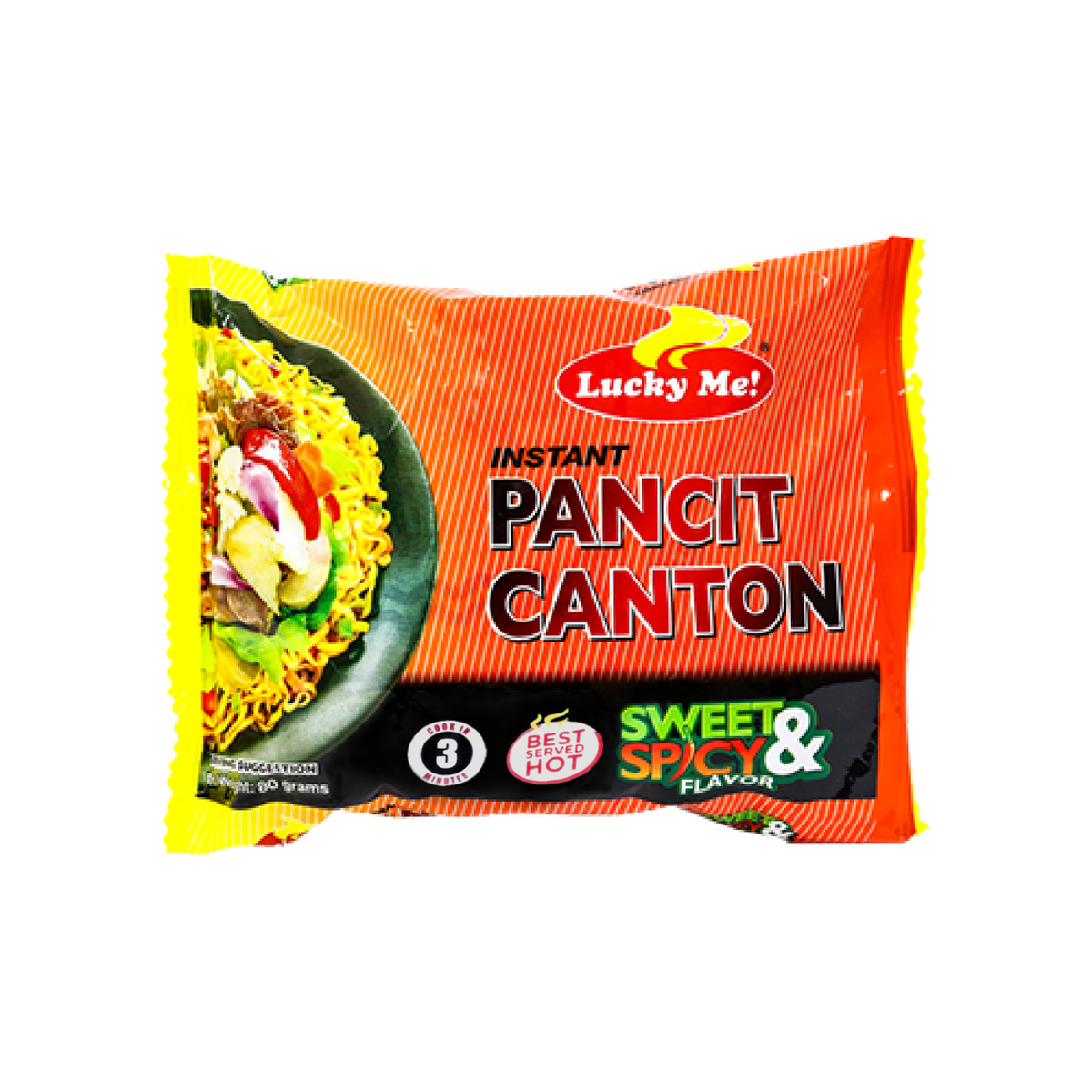 Lucky Me Instant Pancit Canton Sweet and Spicy 80g