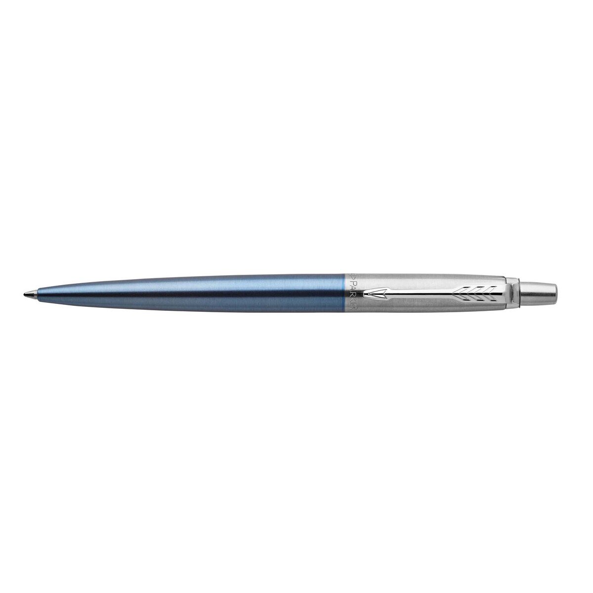 Parker Jotter Waterloo Blue Chrome Trim Ballpoint Pen In Classic Box