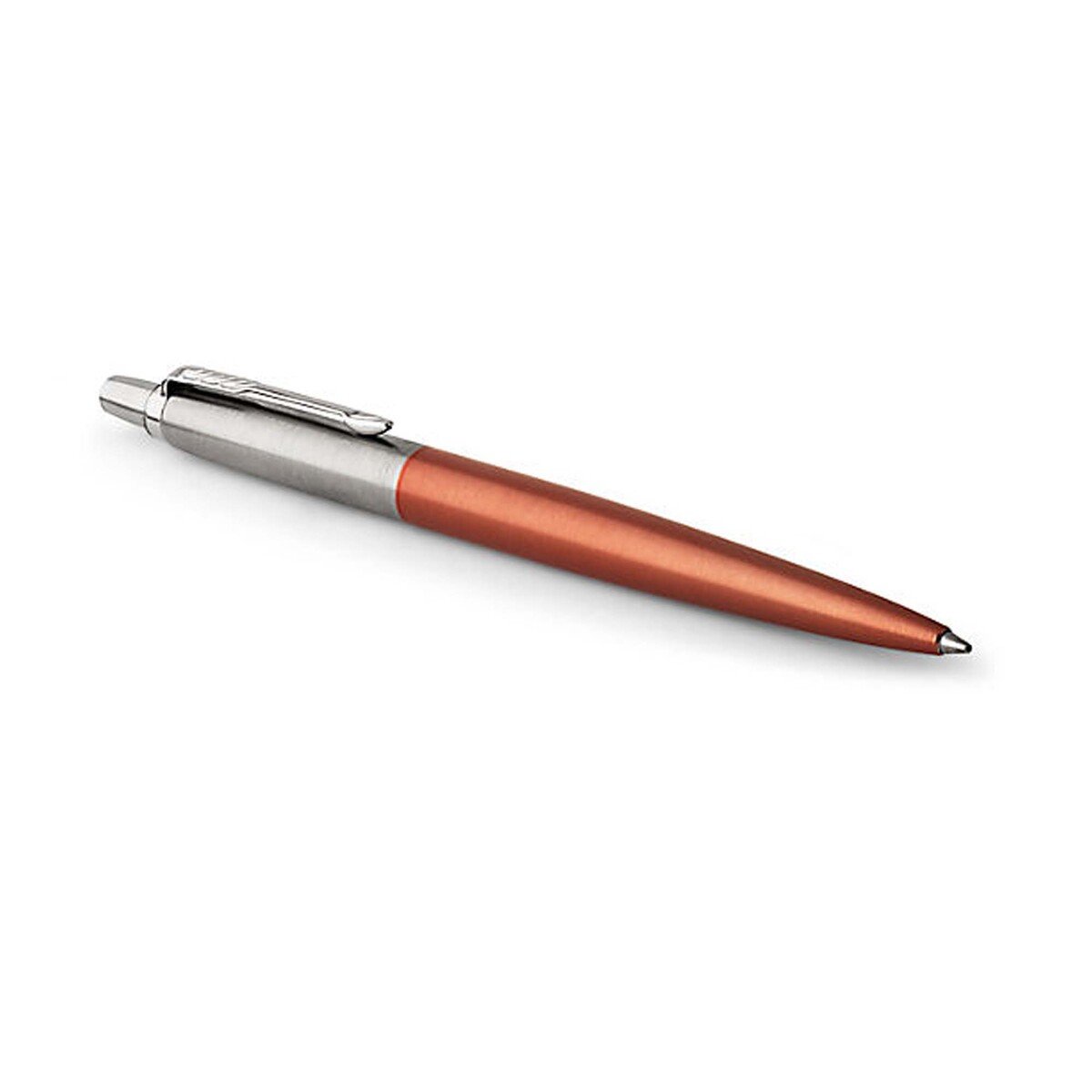 Parker Jotter Chelsea Orange Chrome Trim Ballpoint Pen In Classic Box