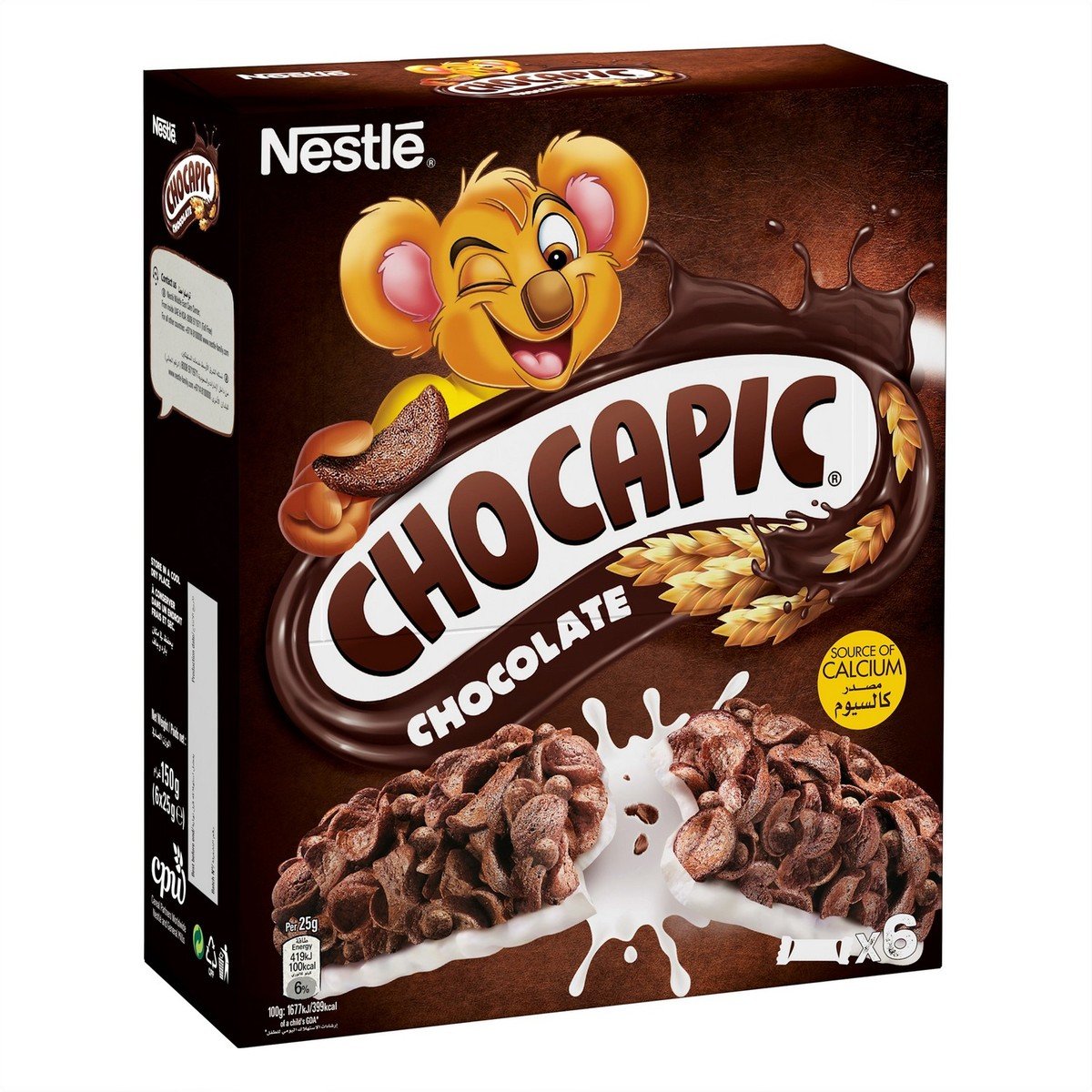 Nestle Chocapic Chocolate Bar 6 x 25 g