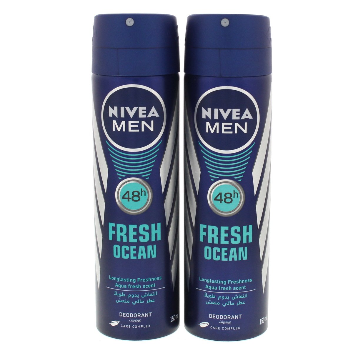 Nivea Men Fresh Ocean Deodorant Spray 2 x 150 ml