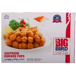 Big Bird Southern Chicken Pops 200g
