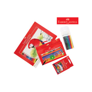 Faber Castell Drawing Book+Color Set Assorted