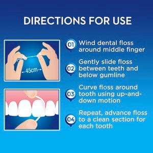 Oral B Essential Floss Unwaxed 50m