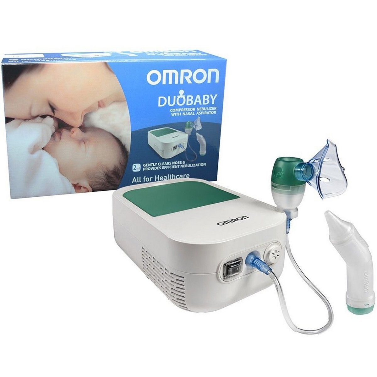 Omron Duo Baby Nebulizer with Nasal Aspirator C301