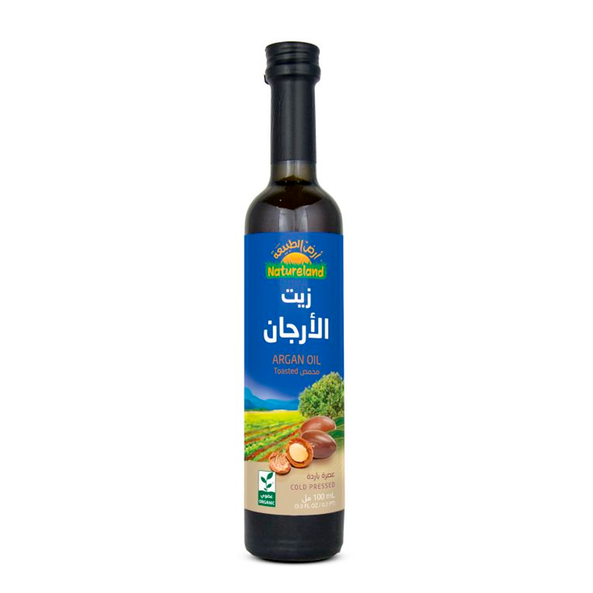 اشتري قم بشراء Natureland Organic Toasted Argan Oil 100 ml Online at Best Price من الموقع - من لولو هايبر ماركت Organic Food في الكويت