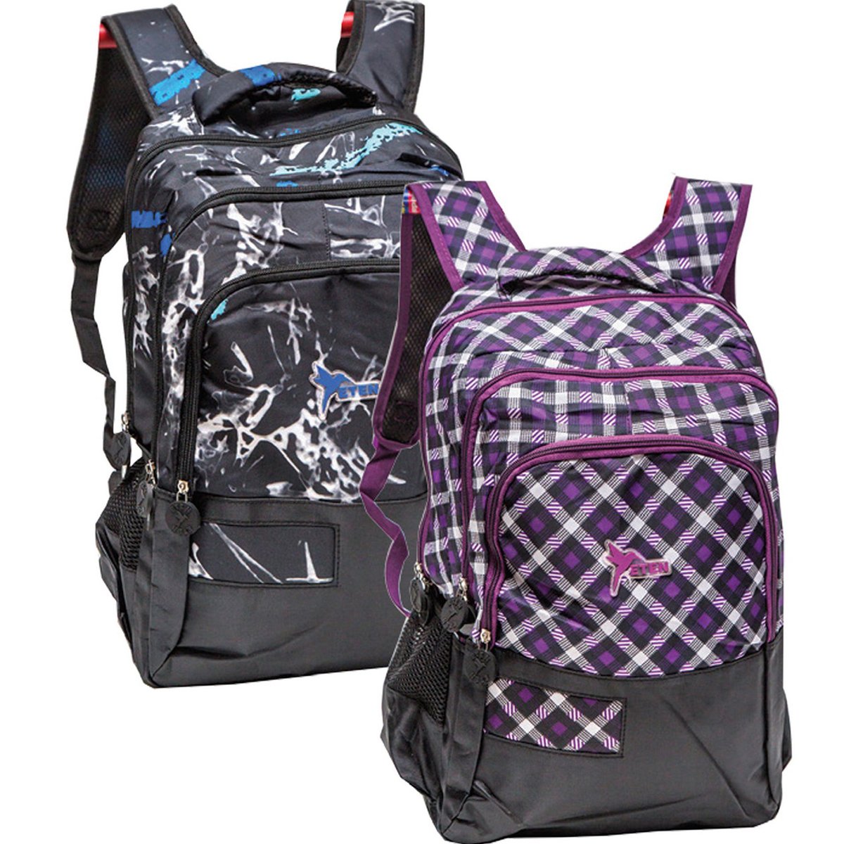 Eten Teenage Backpack B259-19BP 19in Assorted Per pc