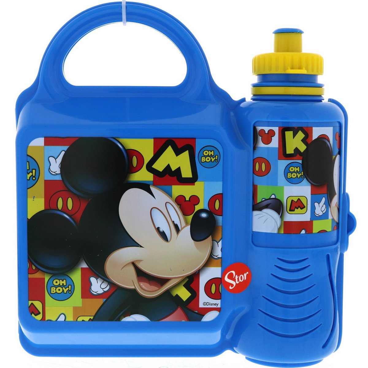 Mickey Mouse Water Bottle + Lunch Box 19072 400ml