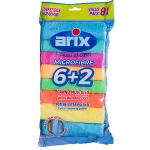 Arix Microfiber Cloth 6+2