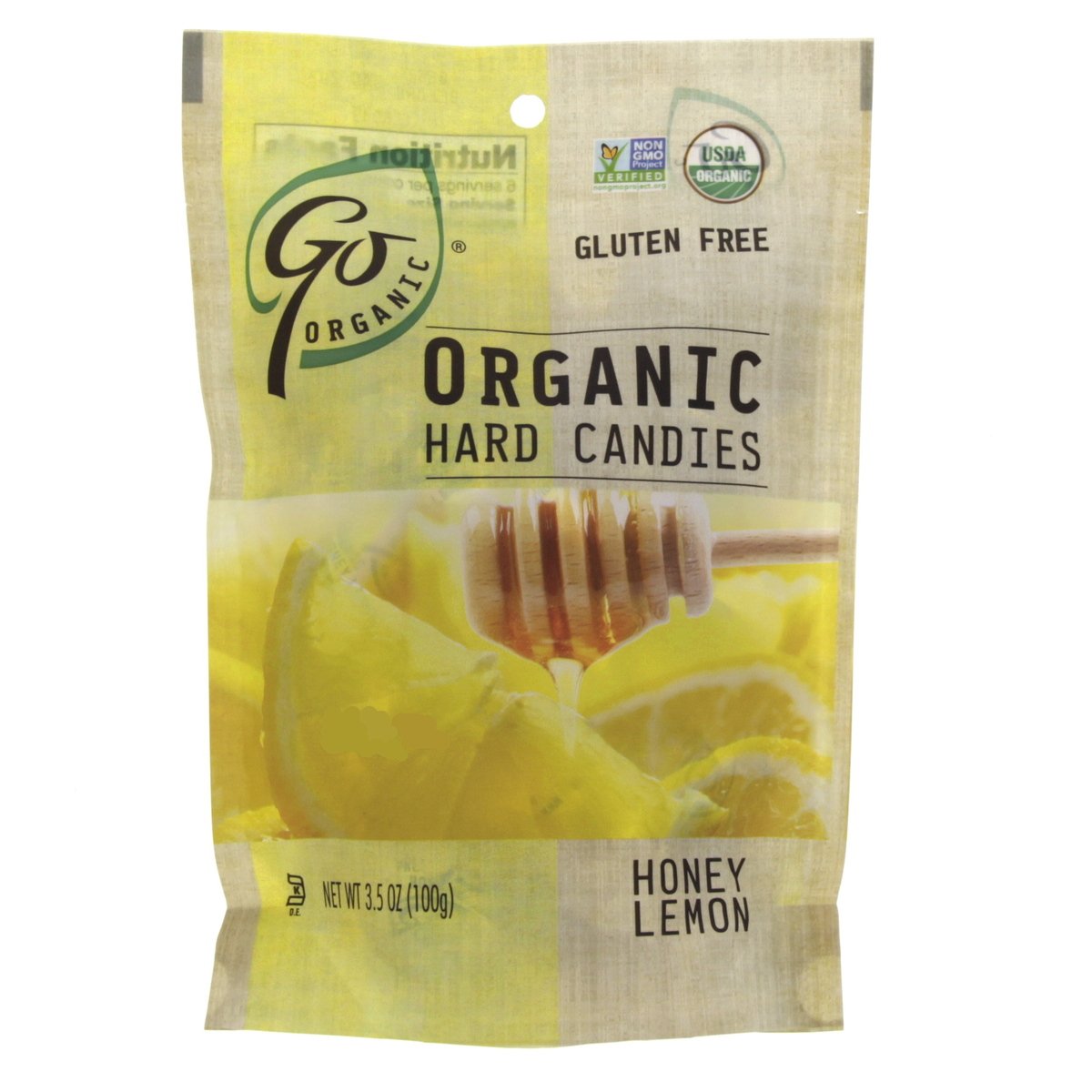 Go Organic Hard Candies with Honey and Lemon 100 g