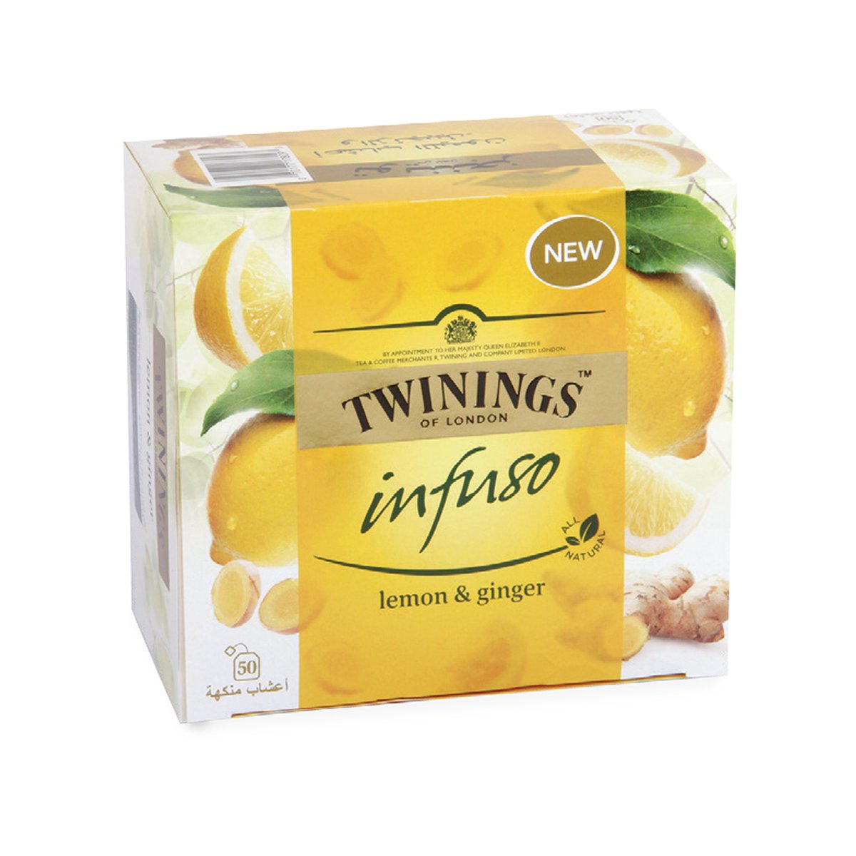 Twinings Infuso Lemon & Ginger Value Pack 50 pcs